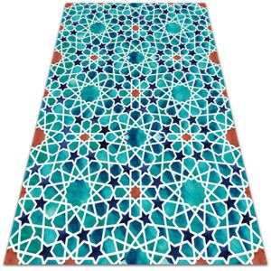 Vinyl floor rug geometric star 60x90cm