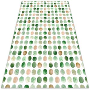 Indoor vinyl PVC carpet watercolor dots 60x90cm