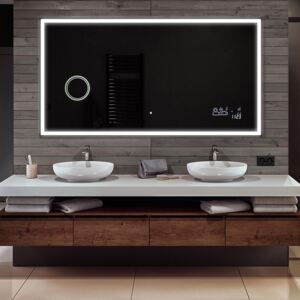 Illuminated LED Bathroom Mirror Backlit Light Sensor L49