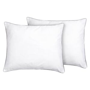 Set of 2 Bed Pillows Cotton 50 x 60 cm Soft Beliani