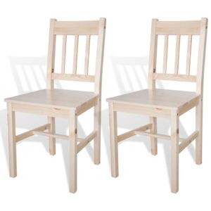 VidaXL Dining Chairs 2 pcs Pinewood