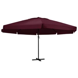 VidaXL 47374 Outdoor Parasol with Aluminium Pole 600 cm Bordeaux Red