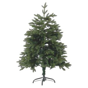 Artificial Christmas Tree Green PVC Metal Base 120 cm Traditional Style Beliani