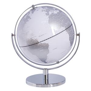 Decorative Globe Silver 22 cm Modern Traditional Beliani