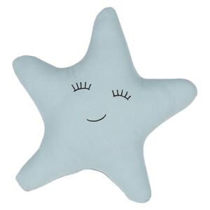 Kids Cushion Blue Fabric Star Shaped Pillow with Filling Soft Childrens' Toy Beliani