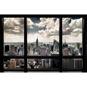 Poster New York - window, (91.5 x 61 cm)