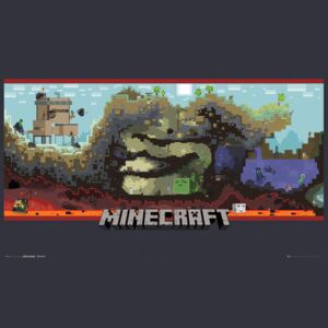 Poster Minecraft - underground, (91.5 x 61 cm)