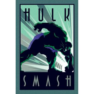 Poster Marvel Deco - Hulk, (61 x 91.5 cm)