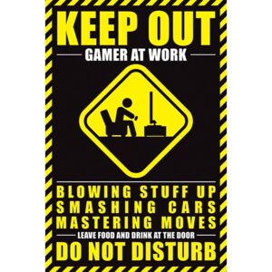 Poster Gamer At Work, (61 x 91.5 cm)