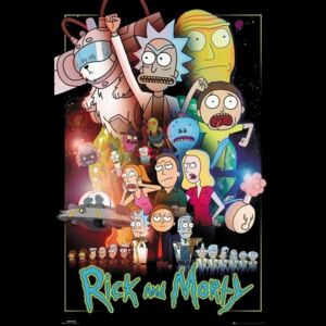 Poster Rick and Morty - Wars, (61 x 91.5 cm)