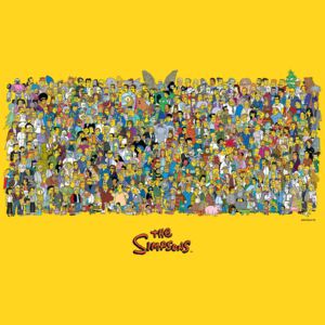 Poster The Simpsons - Characters, (91.5 x 61 cm)