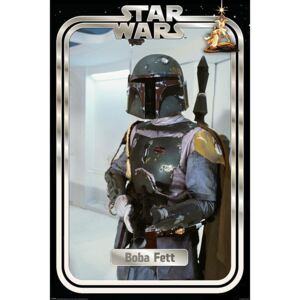 Poster Star Wars - Boba Fett Retro Packaging, (61 x 91.5 cm)