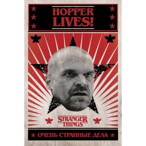 Poster Stranger Things - Hopper Lives, (61 x 91.5 cm)