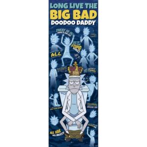 Poster Rick & Morty - Doodoo Daddy, (53 x 158 cm)