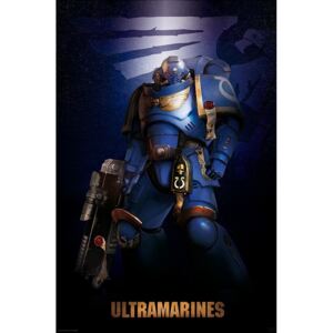 Poster Warhammer 40K - Ultramarine, (61 x 91.5 cm)