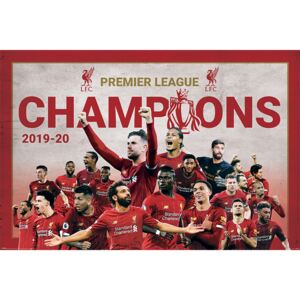 Poster Liverpool FC - Champions Montage, (91.5 x 61 cm)