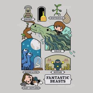 Poster Fantastic Beasts - Chibi
