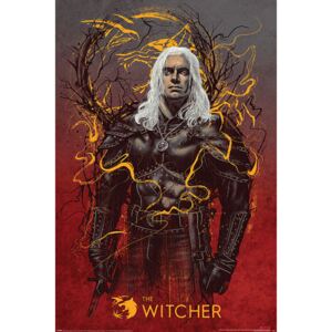 Poster The Witcher - Geralt the White Wolf, (61 x 91.5 cm)