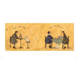 Sam Toft - Tea for Two Tea for Three Art Print, (50 x 100 cm)