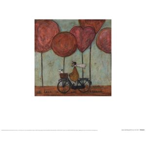 Sam Toft - Love is All Around Art Print, (30 x 30 cm)