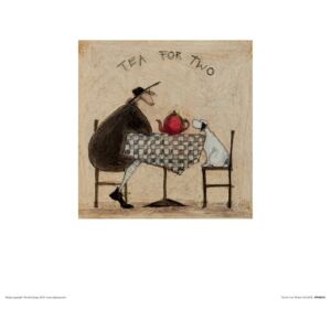 Sam Toft - Tea for Two Art Print, (30 x 30 cm)