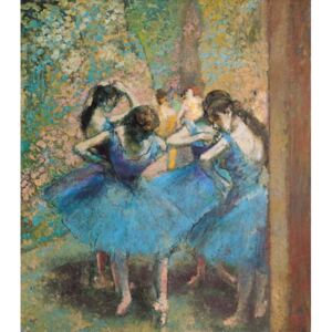 Edgar Degas - Fine Art Print Dancers in blue, 1890