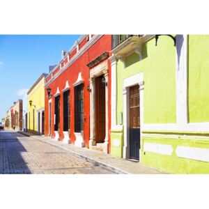 Color Street in Campeche, (128 x 85 cm)