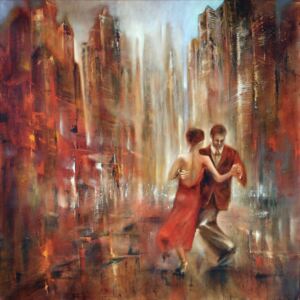 Tango, (128 x 128 cm)