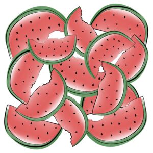 Watermelon, (128 x 128 cm)