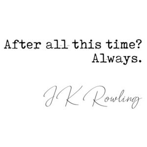 Quote Rowling, (96 x 128 cm)