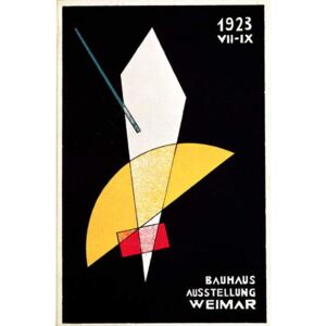 Moholy-Nagy, Laszlo - Fine Art Print Poster for a Bauhaus exhibition in Weimar, Germany