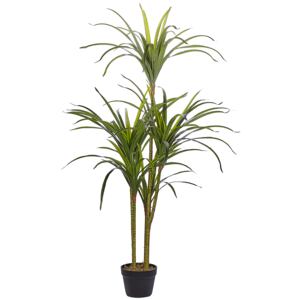 Artificial Potted Dracaena Green Synthetic Material 147 cm Decorative Indoor Accessory Beliani