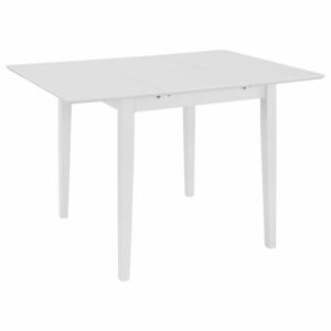 VidaXL Extendable Dining Table White (80-120)x80x74 cm MDF