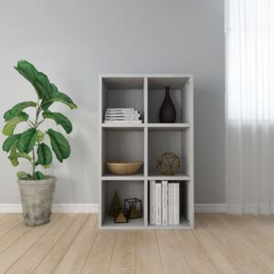 VidaXL Book Cabinet/Sideboard Concrete Grey 66x30x97.8 cm Chipboard