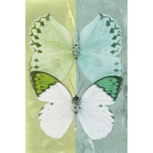 DUO FORMOIA - LIME GREEN & CORAL GREEN, (85 x 128 cm)