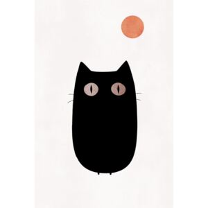 Illustration The Cat, Kubistika