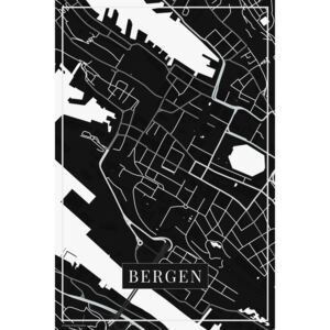 Map Bergen black