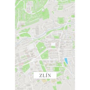 Map Zlin color