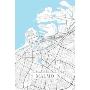 Map Malmo white