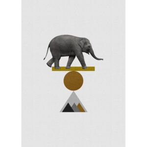 Illustration Tribal Elephant, Orara Studio