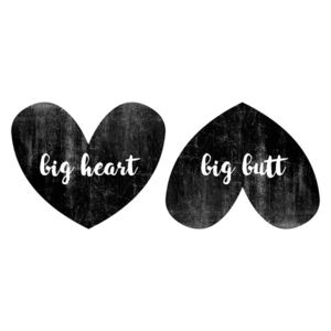 Illustration Big Heart Big Butt, Orara Studio