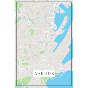 Map Aarhus color