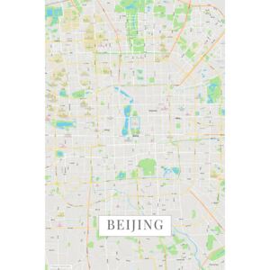 Map Beijing color