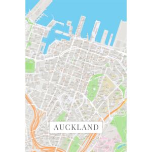 Map Auckland color