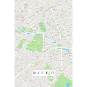Map Bucuresti color