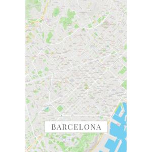Map Barcelona color