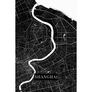 Map Shanghai black
