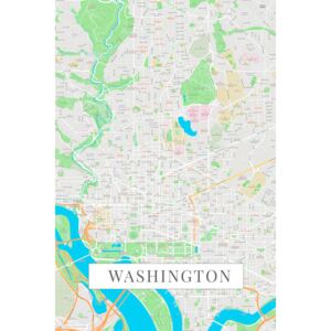 Map Washington color