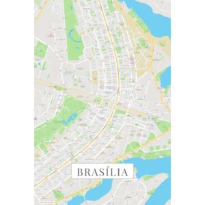 Map Brasilia color