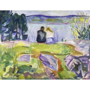 Munch, Edvard - Fine Art Print Springtime (Lovers by the shore)